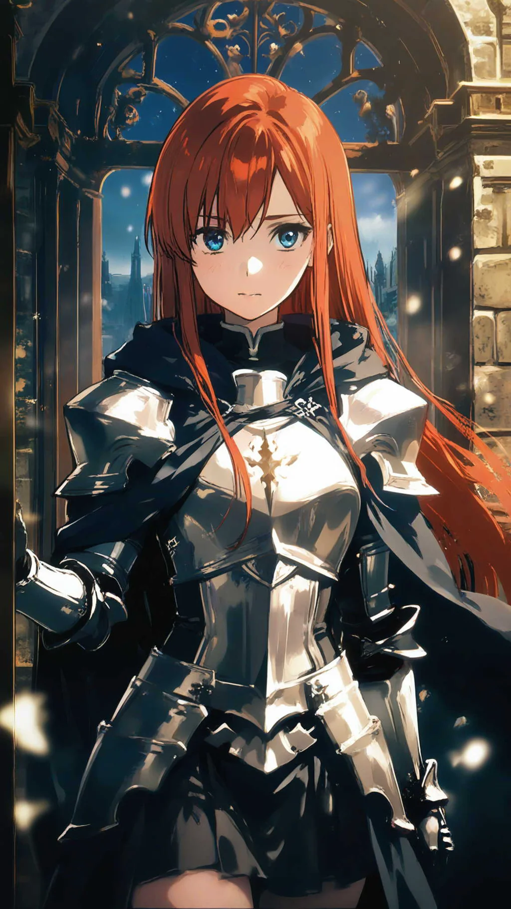 騎士甲冑の少女