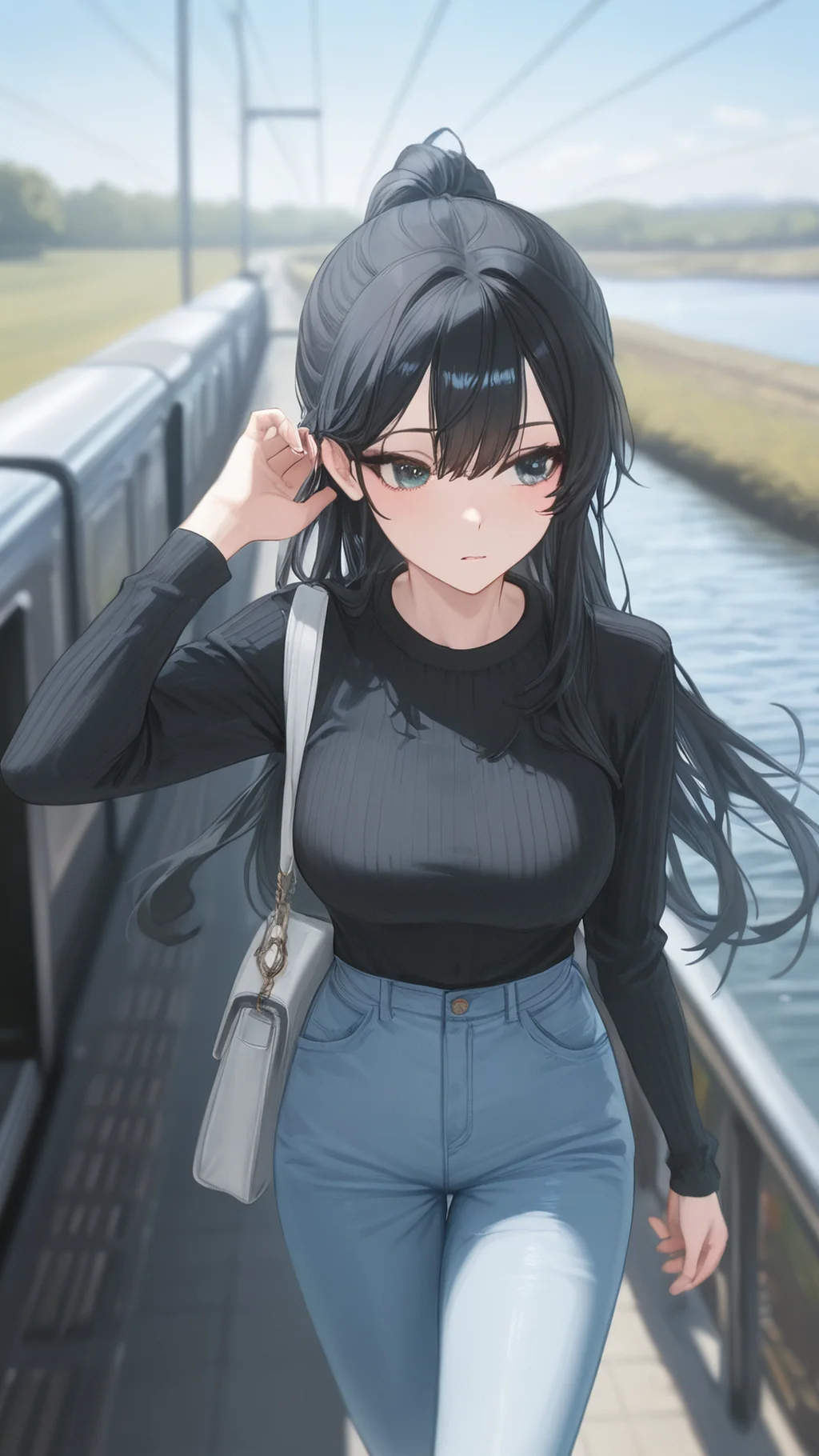 電車通学の風景