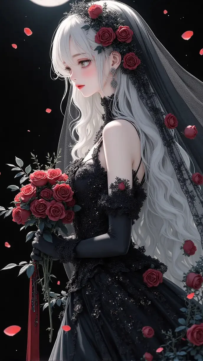 黒いバラの花嫁