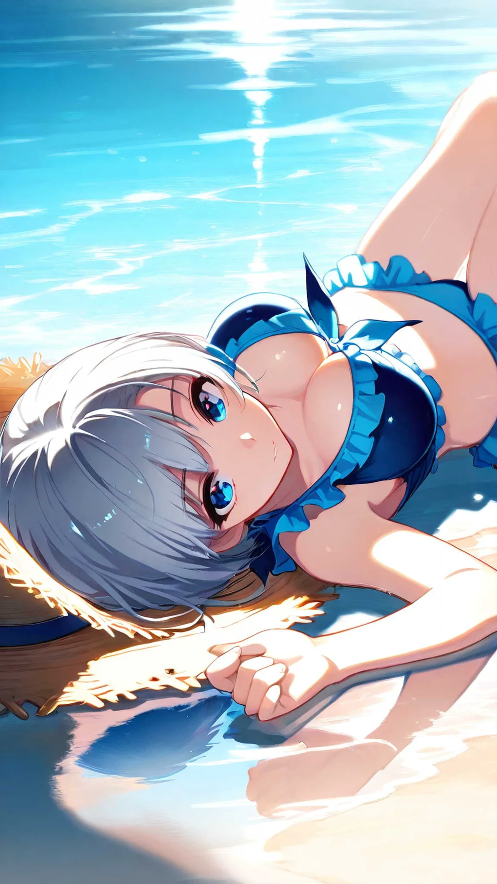 初夏の浜辺