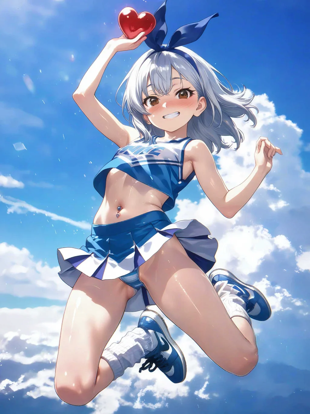 空に舞う笑顔