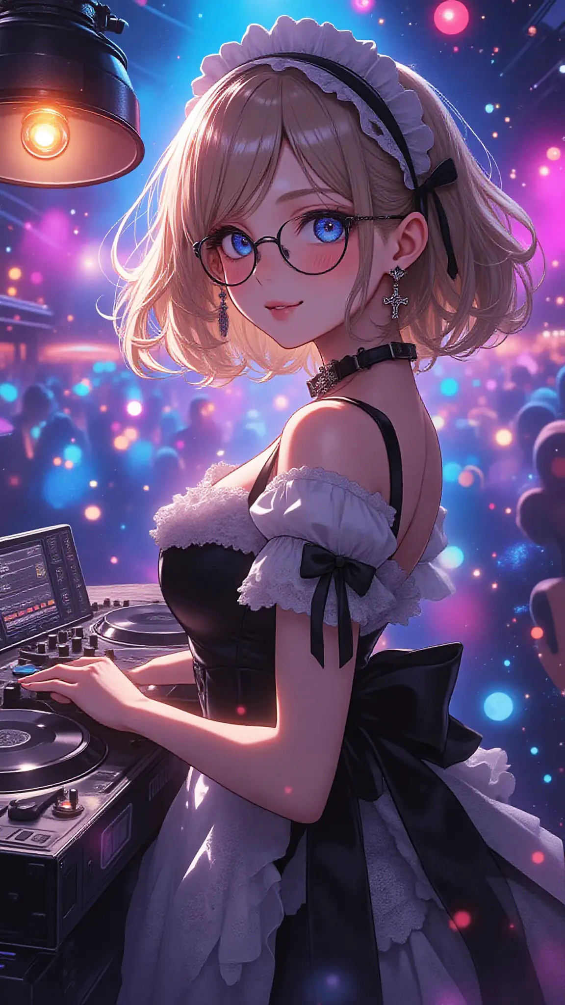ネオン夜の DJ