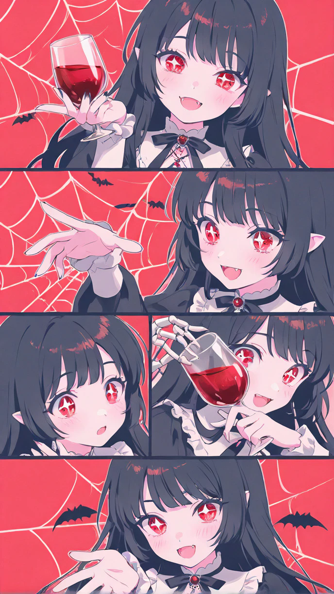 キラキラ吸血鬼のほほえみ