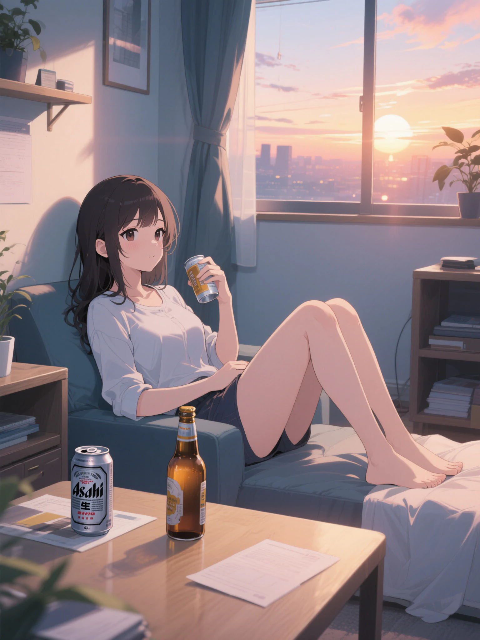 仕事終わりのリラックス