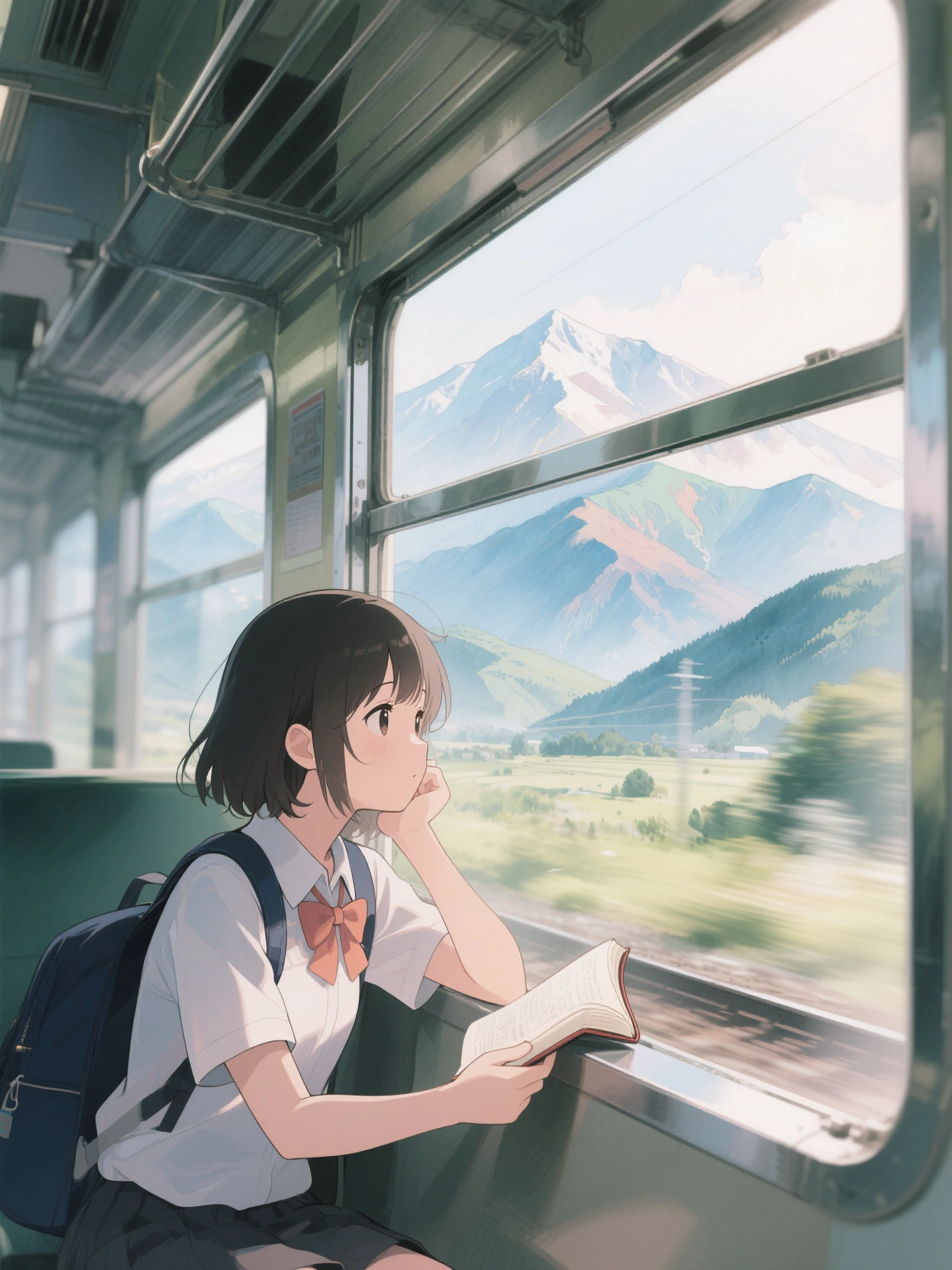 窓越しの景色