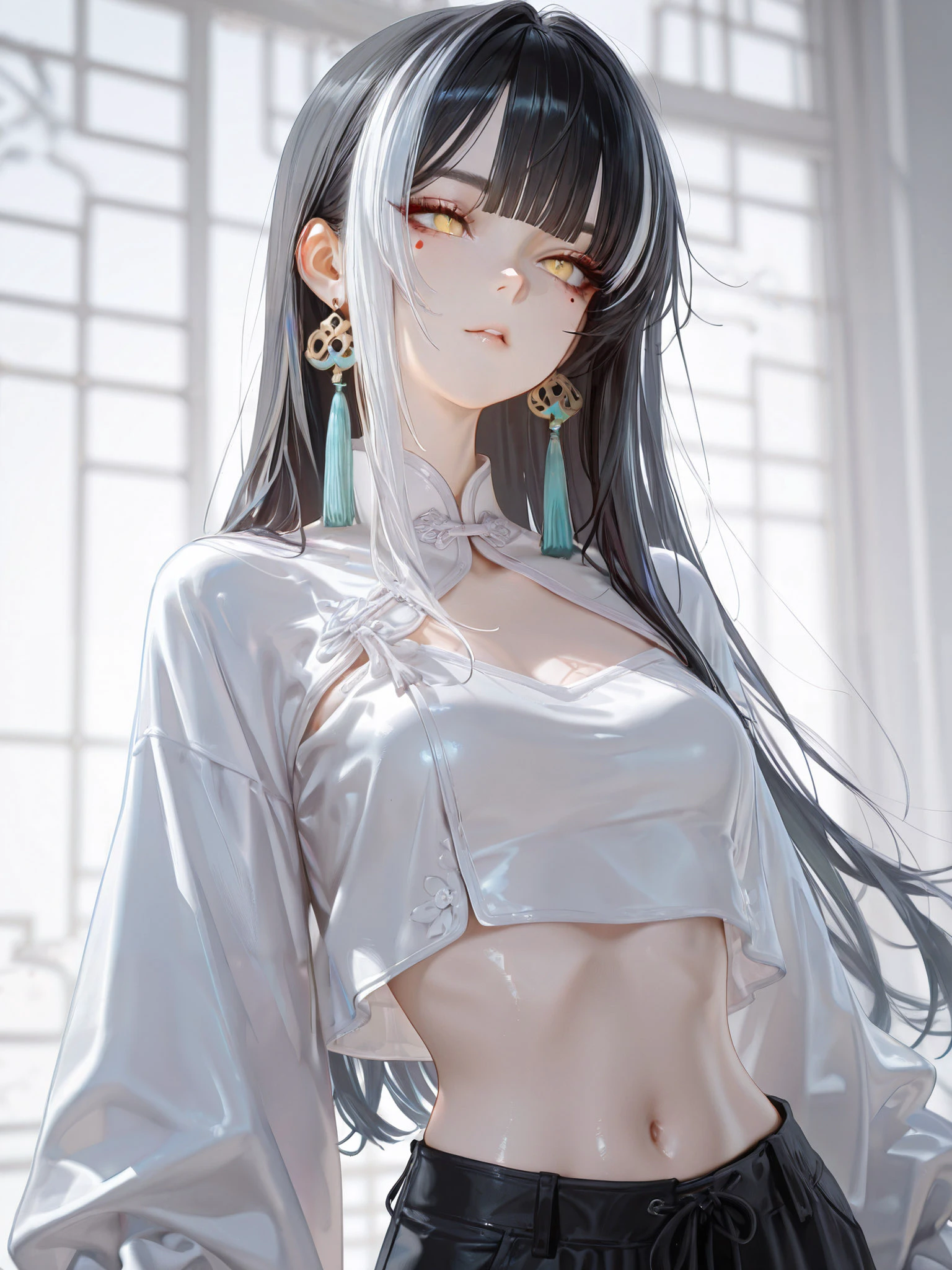 桜舞う美少女